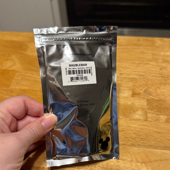 Baublebar Disney Gold Mickey Donut Keychain with Multicolor Accents - Picture 6 of 6